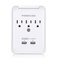 UL Listed USB Wall Outlet Surge Protector Power Strip