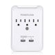 UL Listed USB Wall Outlet Surge Protector Power Strip