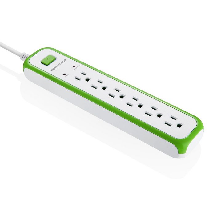 6 Outlet Power Strip Surge Protector With Long Cord