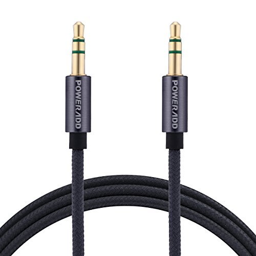 3.5 mm Aux Cord For Car Stereo, Home Stereo System 6.6 Feet/2 M Long Aux Cord Nylon Braided Aux Cable