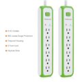 5-Foot Cord 900 Joules Surge Protector Commercial Power Strip