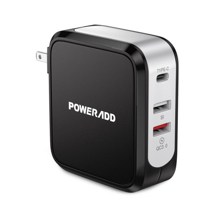 Quick Charge 3.0 USB Wall Charger With USB Type C Port