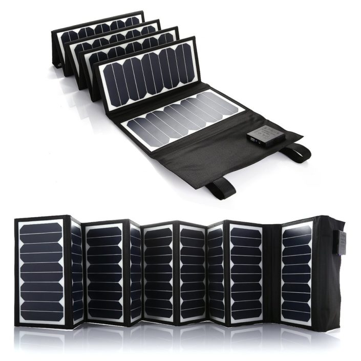 High Efficiency Solar Charger Power Bank 60W High Efficiency 60W Solar Panel USB Battery Charger
