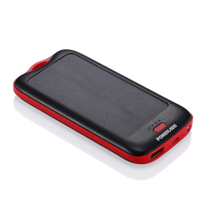 Small Solar Battery Charger Power Bank 5000mAh Capacity Outdoor Smart Mini Solar Power Bank With LED Flashlight