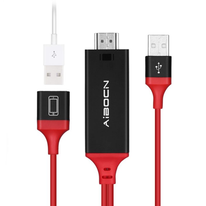 Aibocn 1 Meter MHL Micro USB To HDMI TV Adapter Cable MHL Micro USB to HDMI 1080P HDTV Adapter Cable