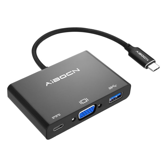 USB 3.0 Type C to VGA Digital Multiport Adapter USB 3.0 / USB C VGA Multiport Adapter