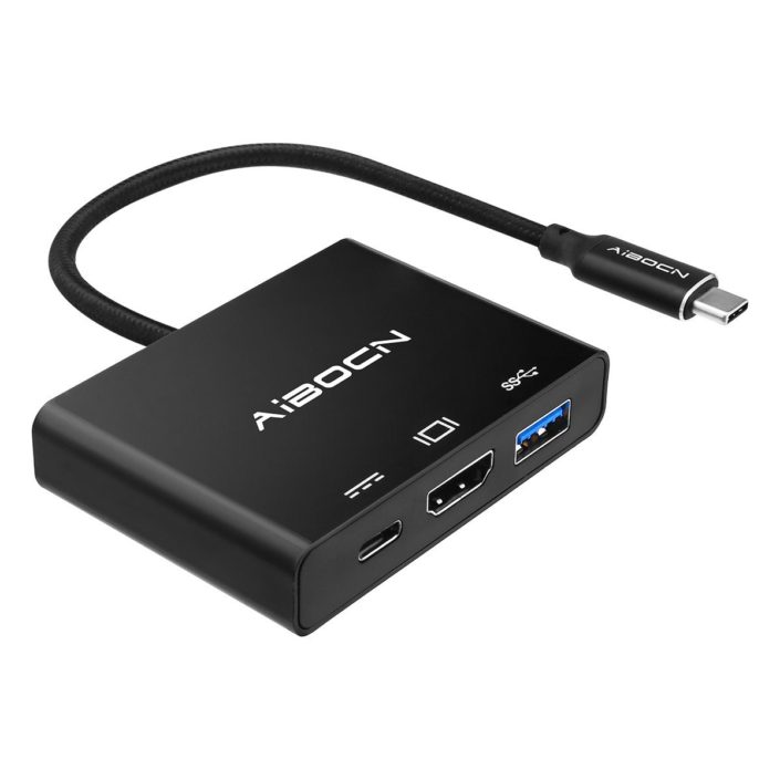Full HD 1080P USB Type C to HDMI Multiport Adapter Aibocn USB-C Digital AV Multiport Adapter