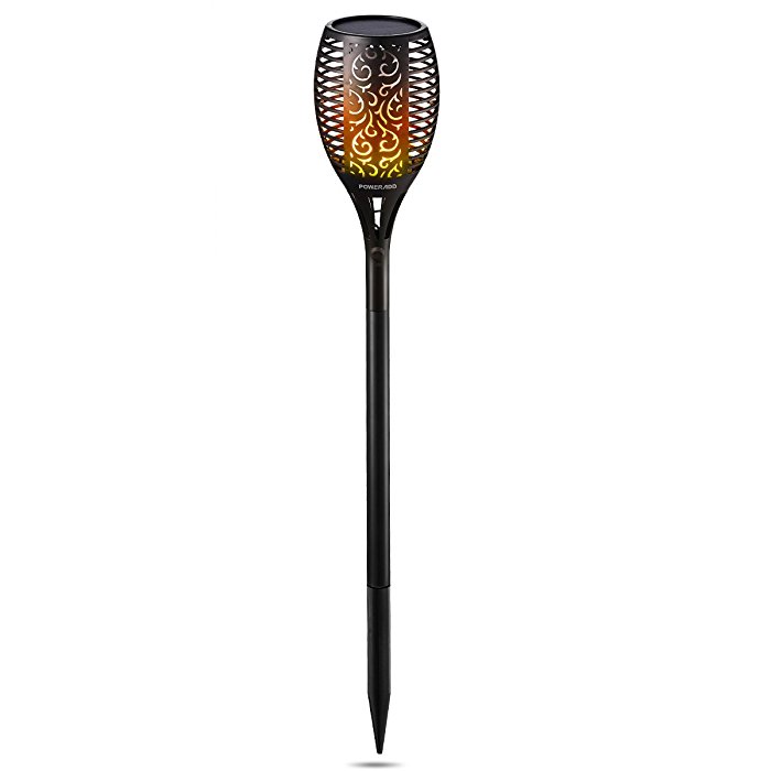 Portable Solar Powered Flickering Tiki Torches Waterproof Flickering Solar Tiki Torches, Solar LED Tiki Torch Lights
